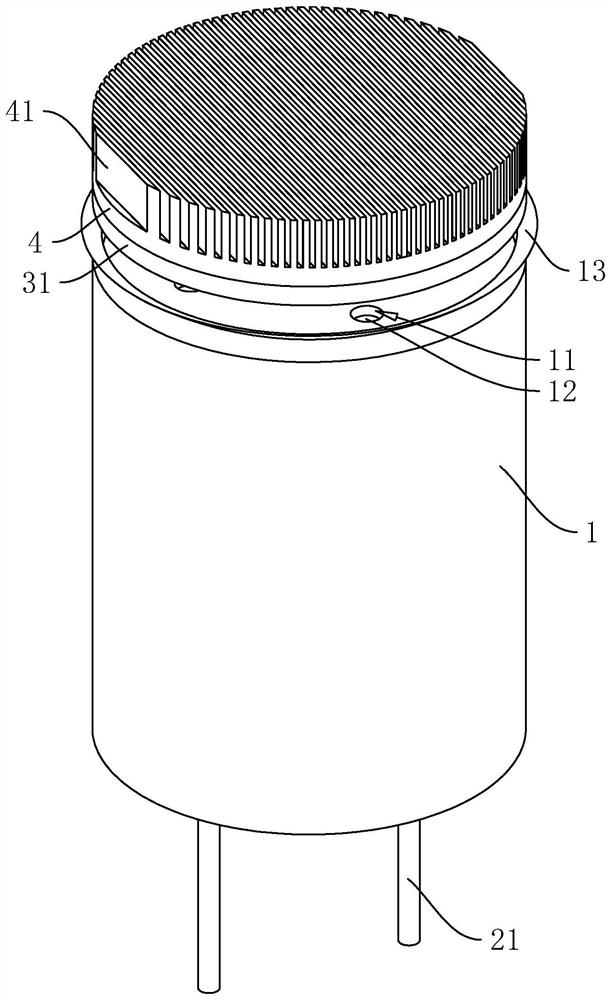 Explosion-proof capacitor