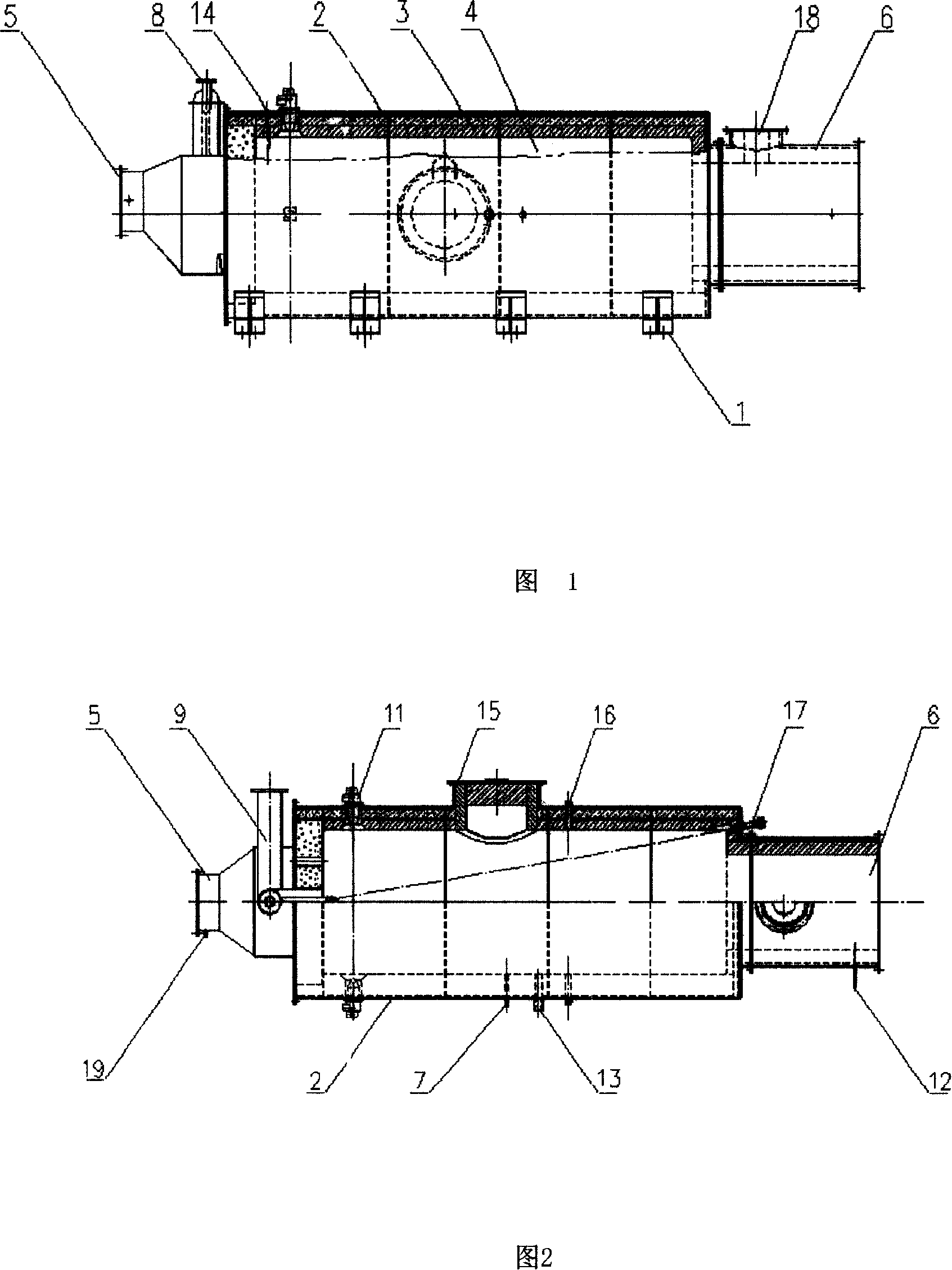 Asphalt flue gas processing method and its incinerator