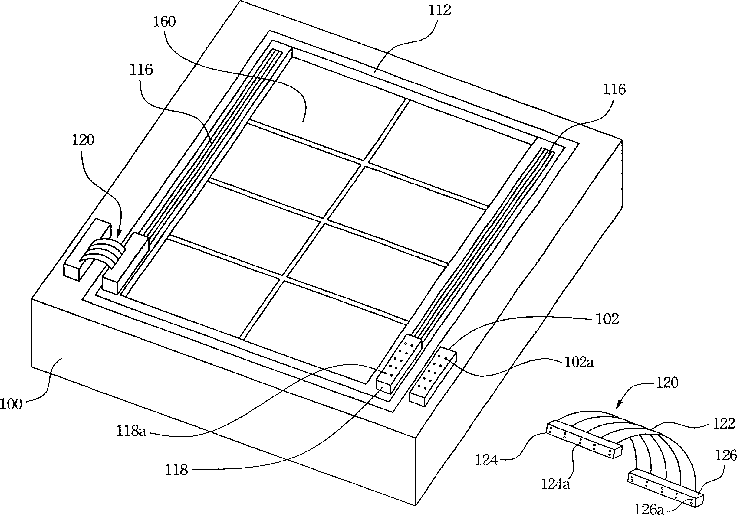 Universal probe device for electronic module detecting system