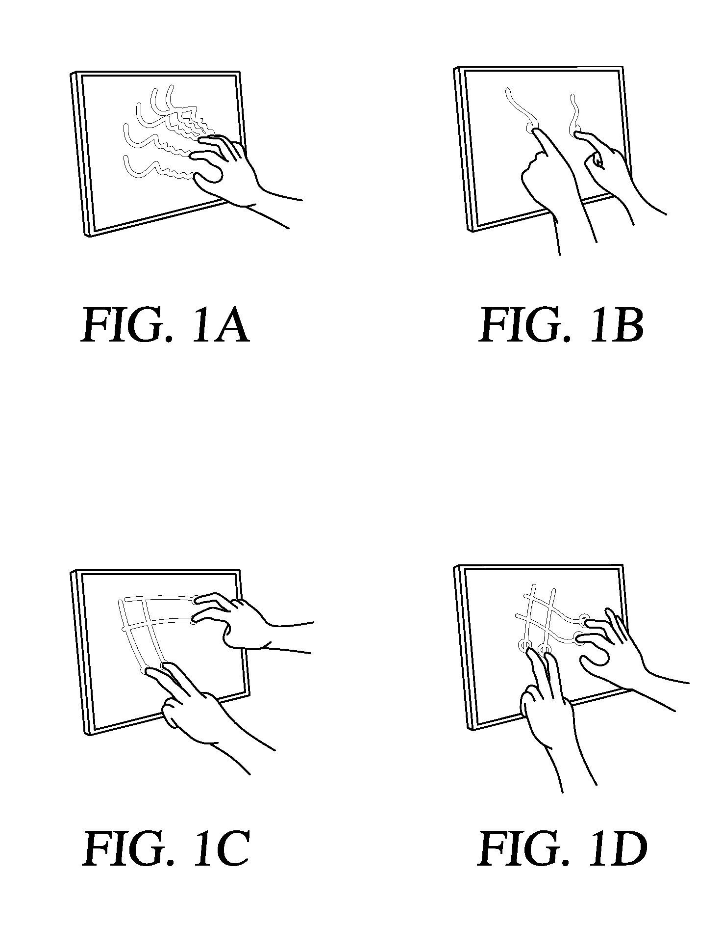 Multi-touch sensing through frustrated total internal reflection