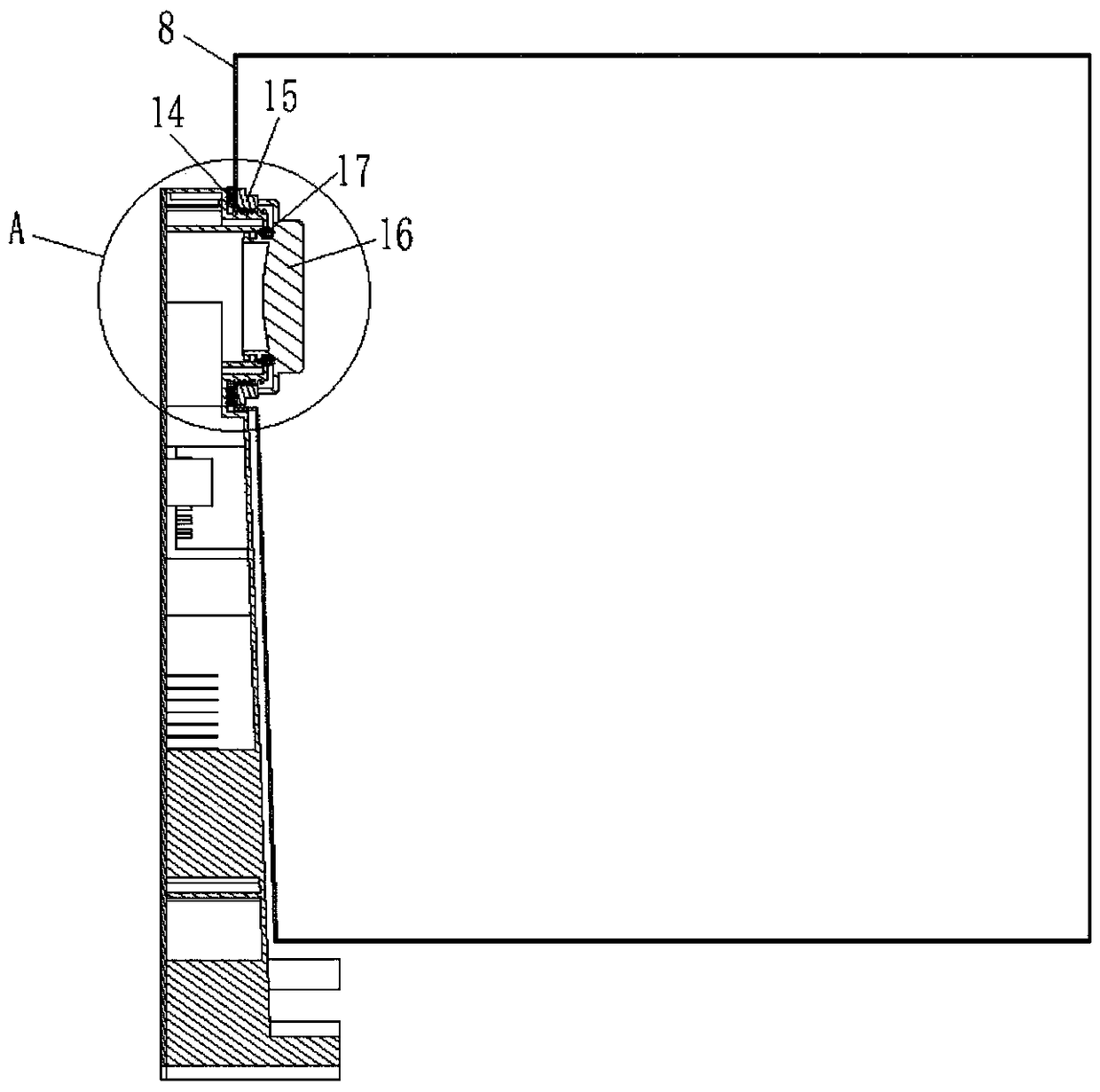 Dish-washing machine heat air exchanger and water softener integration machine