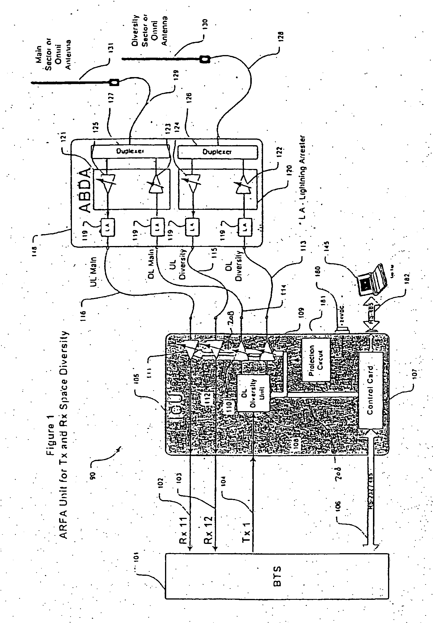 Modular base station antenna control system