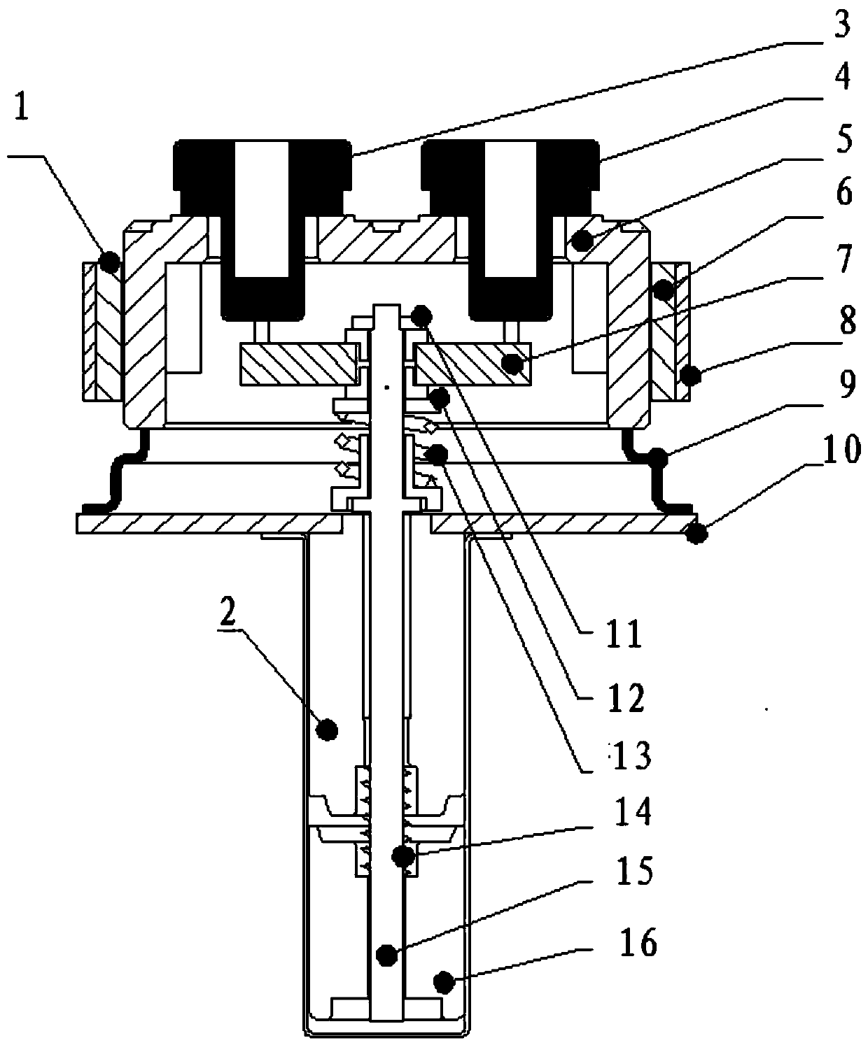 Ceramic closed cavity structure of high-voltage relay, high-voltage relay, and working method of high-voltage relay