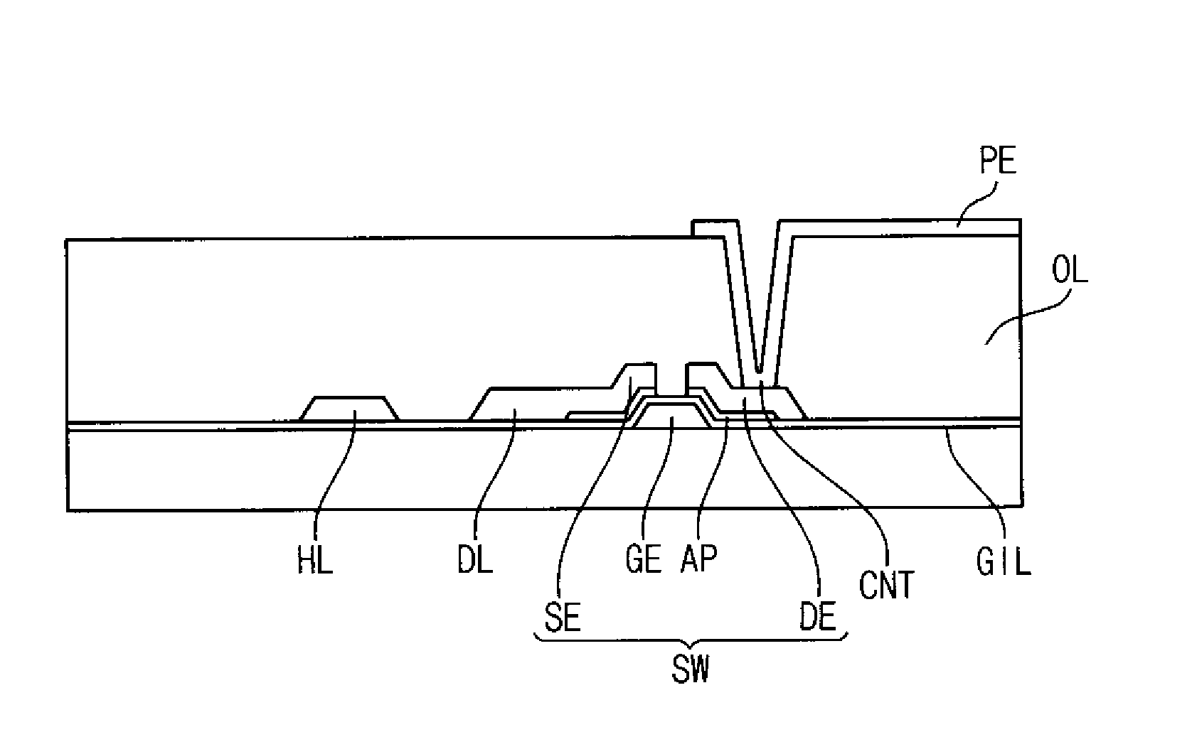 Curved liquid crystal display panel and curved display device having the same