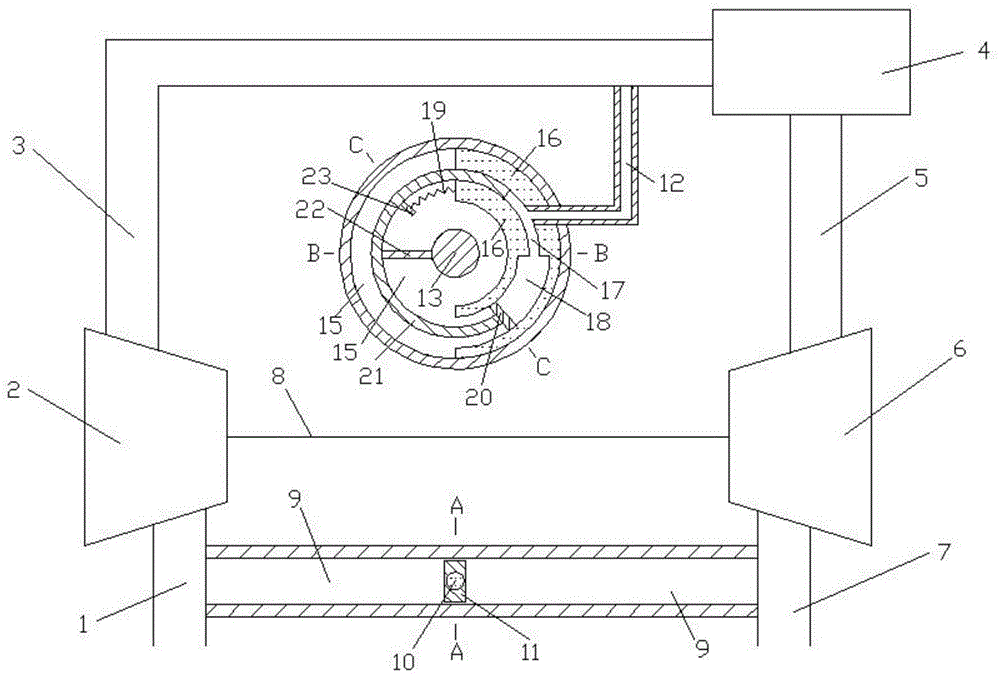 Butterfly valve system adjusting via air inlet pressure