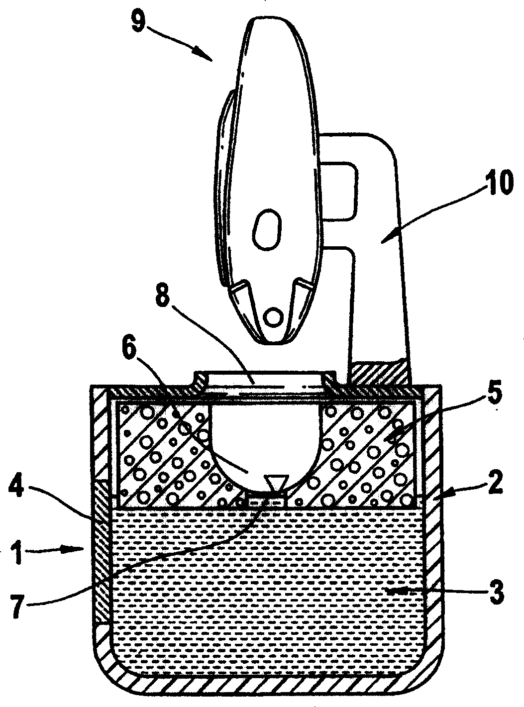 A cleaning device used in shavers