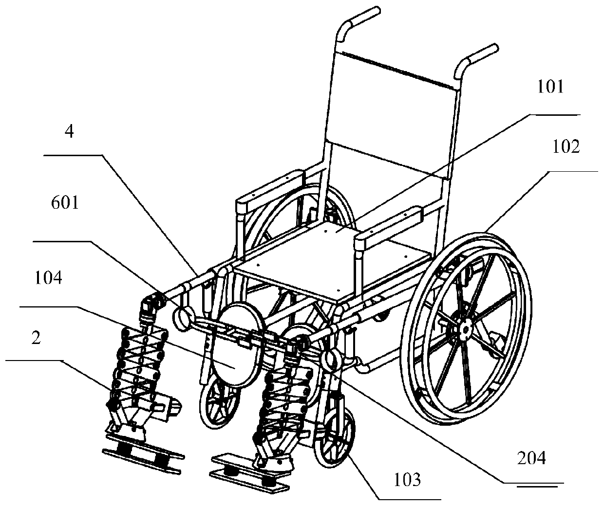 Automatic lifting and assisting-type aged-helping wheelchair