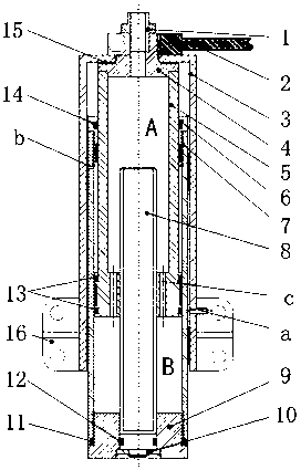 Steerable hydro-pneumatic spring