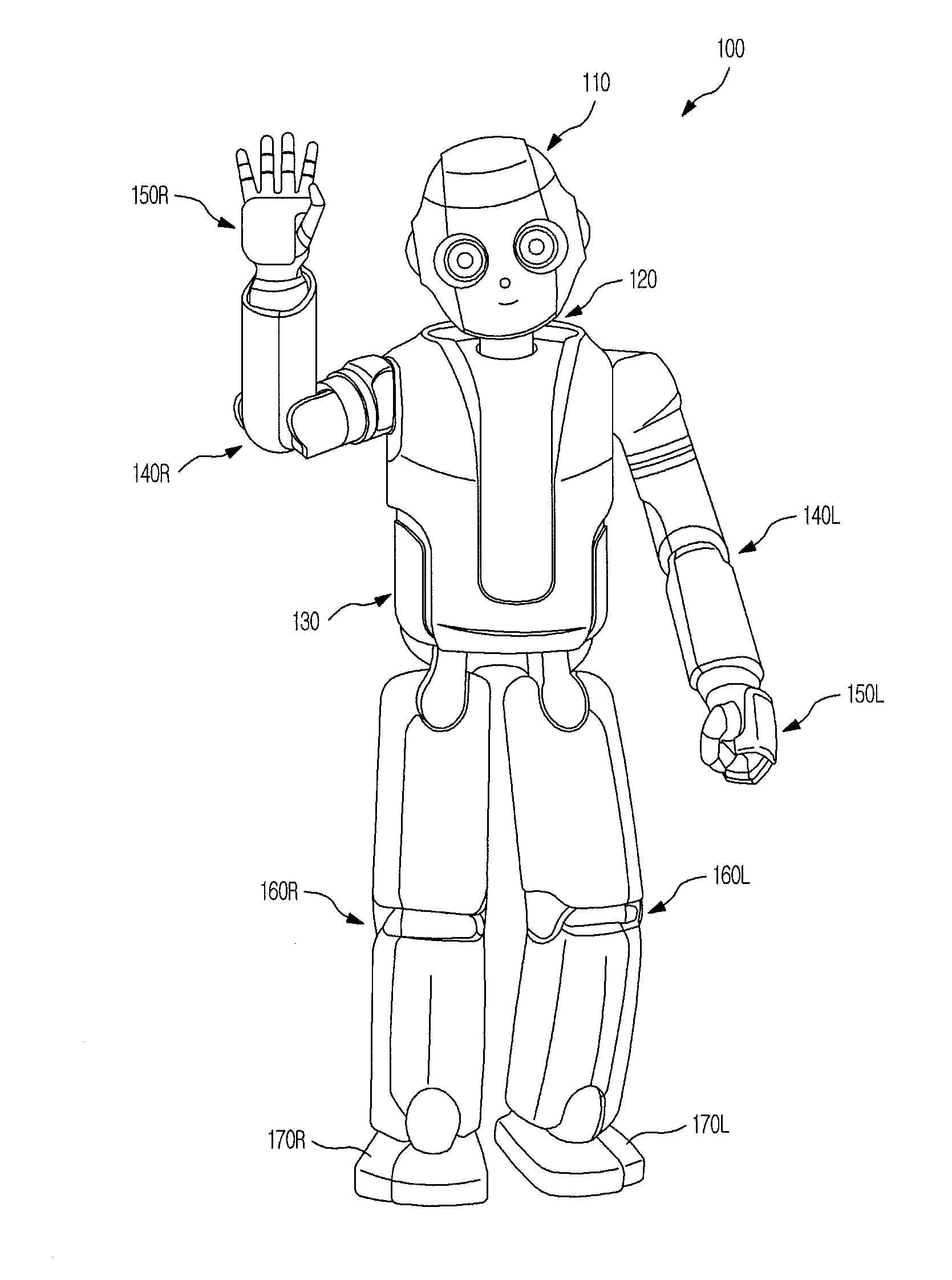 Walking control apparatus and method of robot