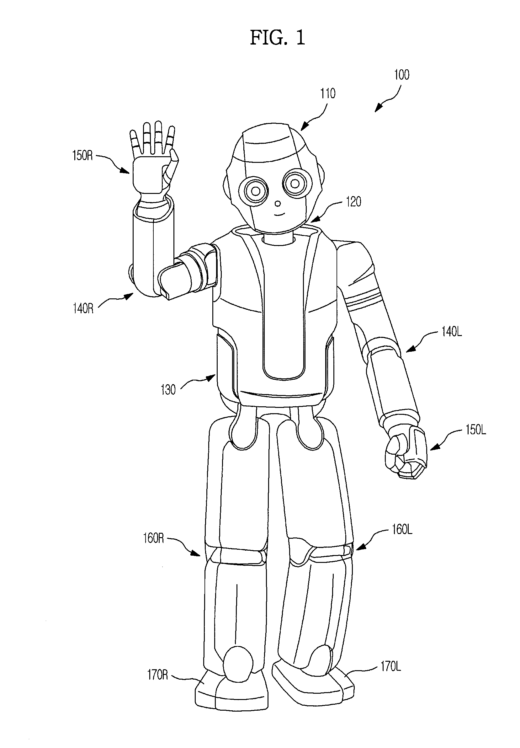 Walking control apparatus and method of robot