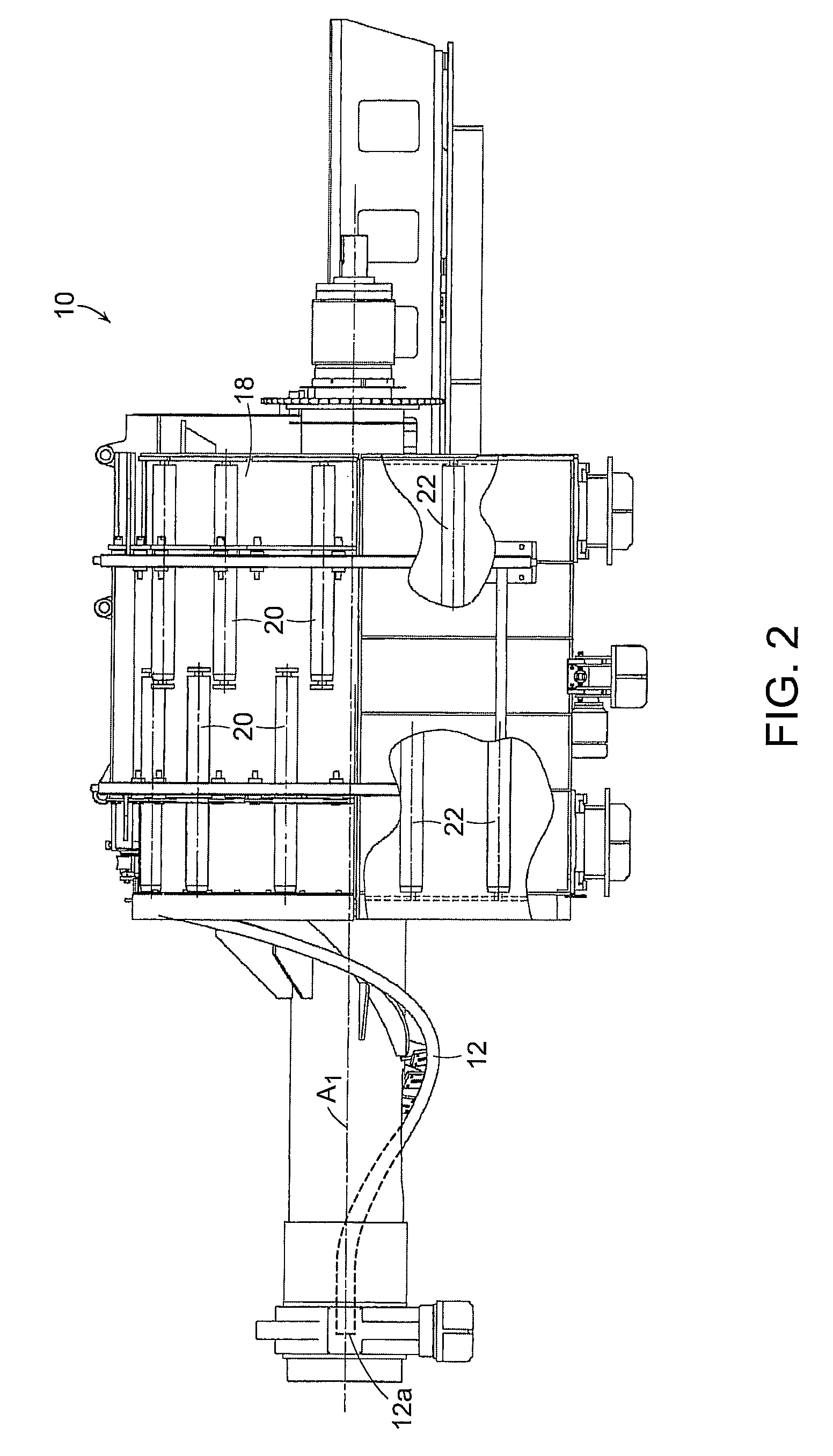 Apparatus for decelerating and temporarily accumulating hot rolled product