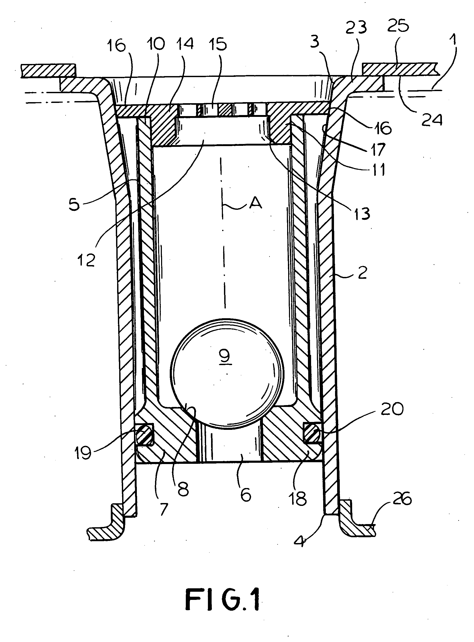 Drain valve for freight container