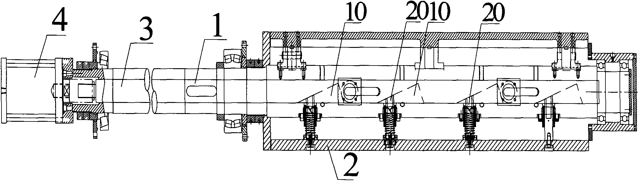 Steel plate coiling device