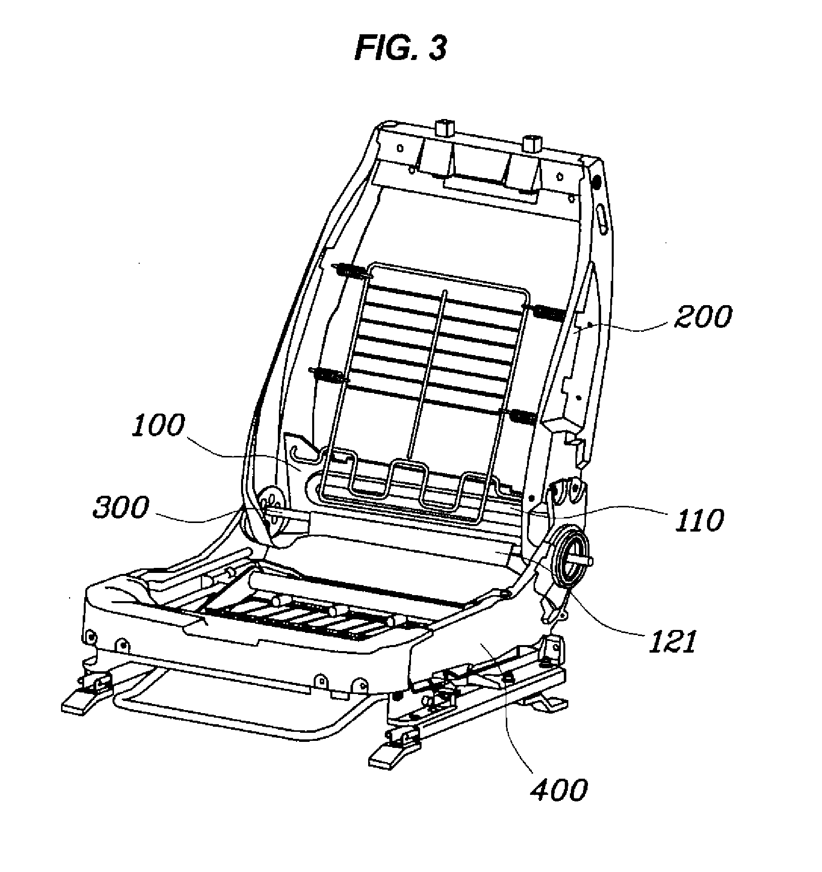 Seatback Frame for Vehicles