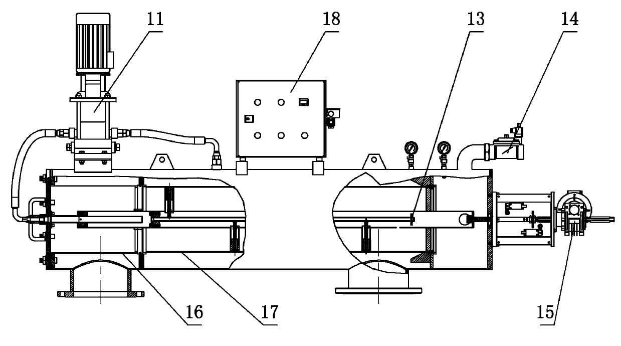 Pollutant suction device of filter for agricultural irrigation