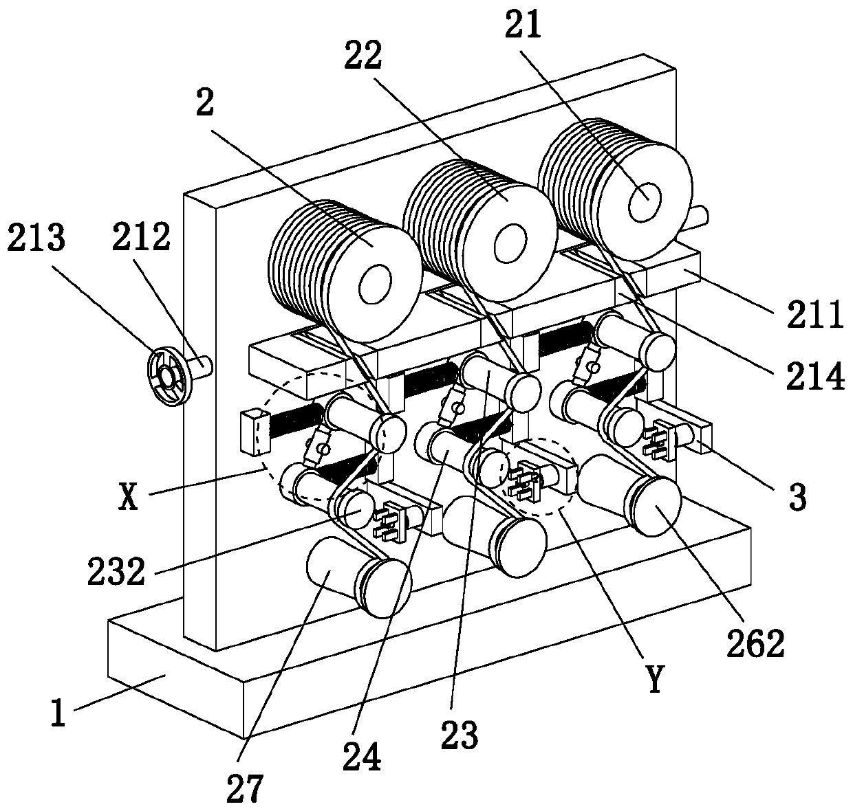 Yarn winding forming machine and method