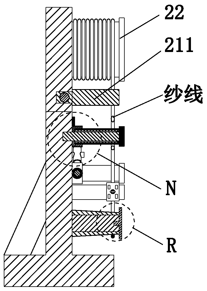 Yarn winding forming machine and method