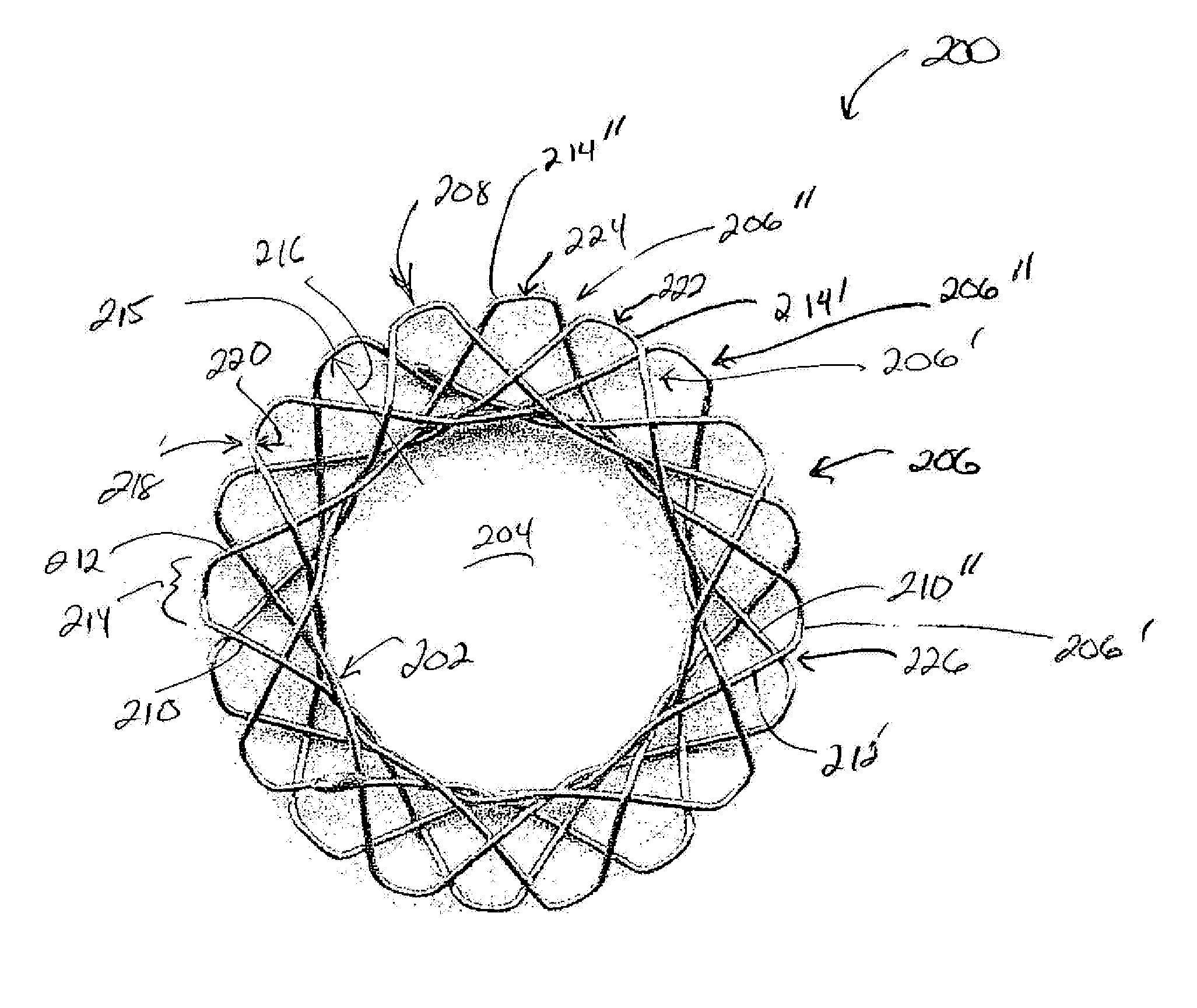 Anastomotic device promoting tissue necrosis