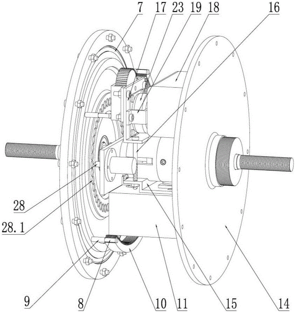 Locking device for rear axle of bicycle based on internet of things