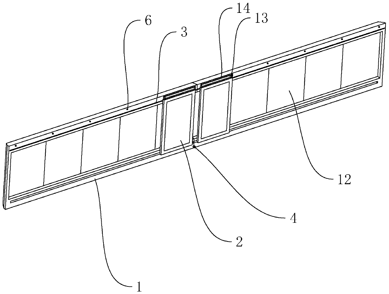 Mobile display screen mounting structure