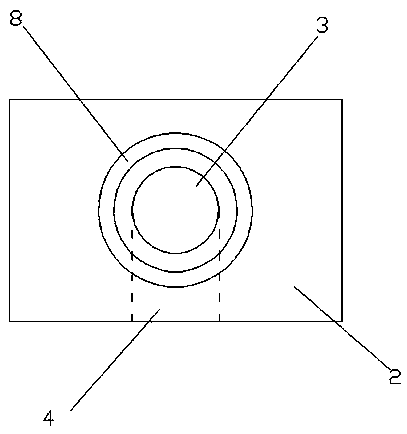 Columnar wood machining device