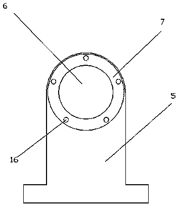 Columnar wood machining device