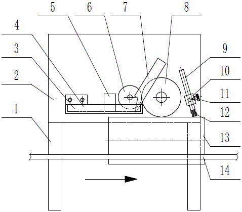 A tinplate oiling device