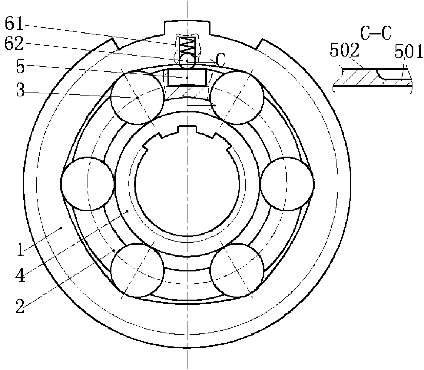 Step mechanical speed changer without power transmission interruption during gear shift