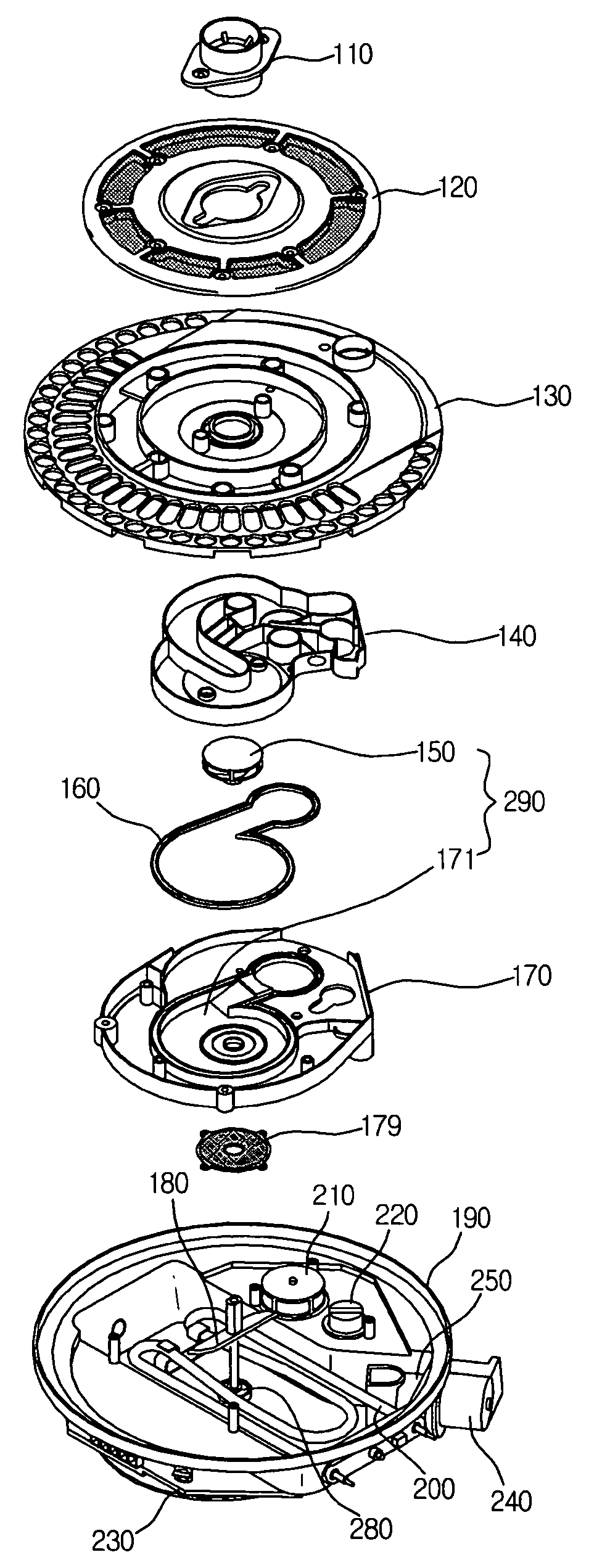 Sump of dish washer