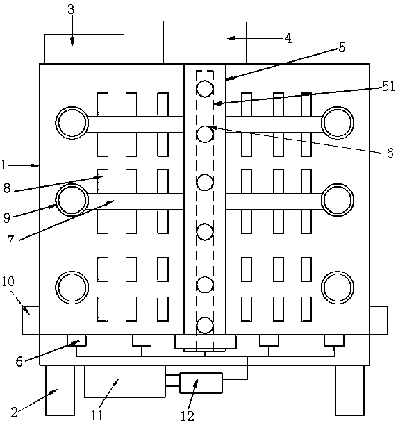 Agricultural material drying apparatus