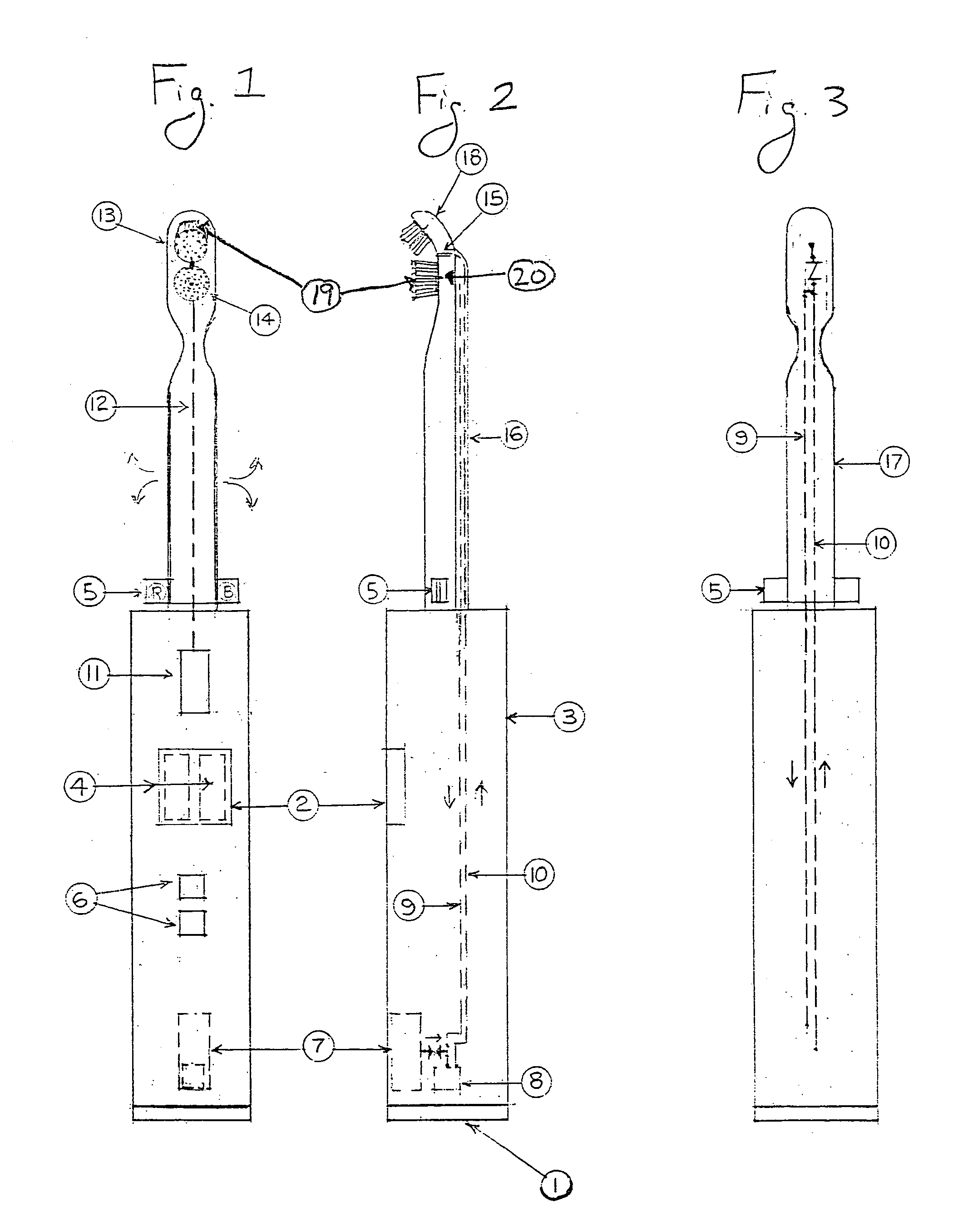 Toothbrush for prevention treatment of tooth sensitivity and method therefor