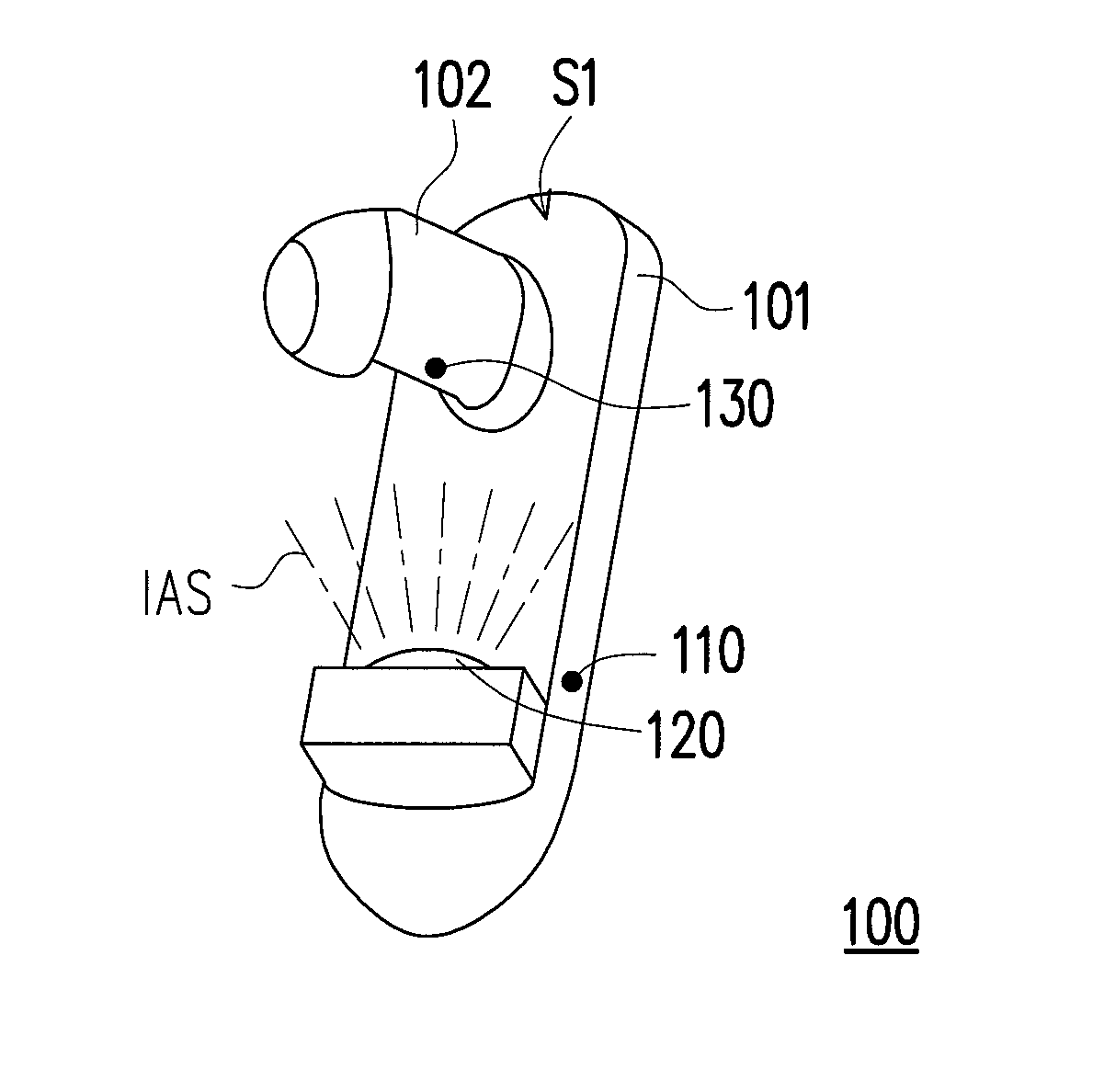 Wireless ear phone and sound broadcasting method thereof