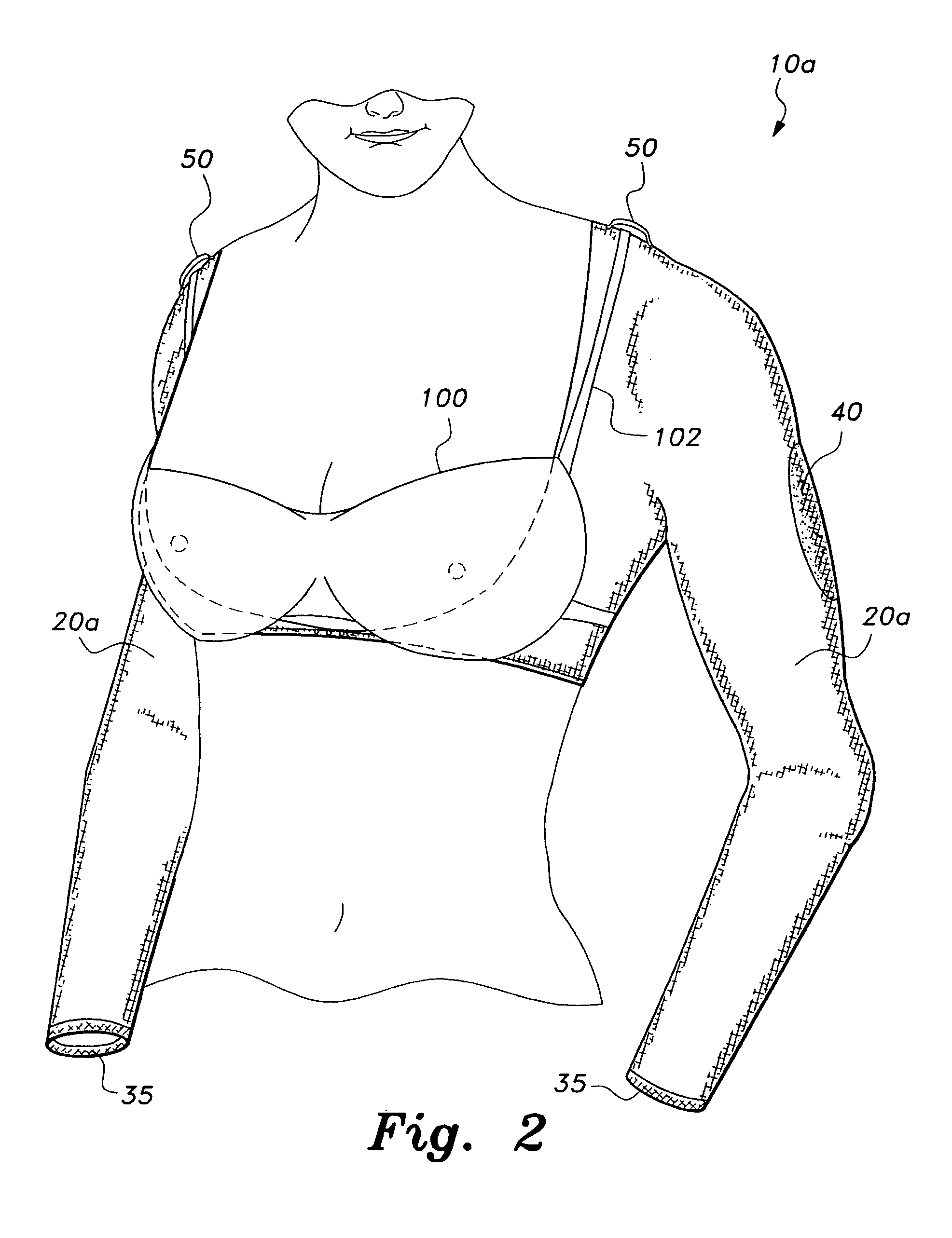 Upper body undergarment