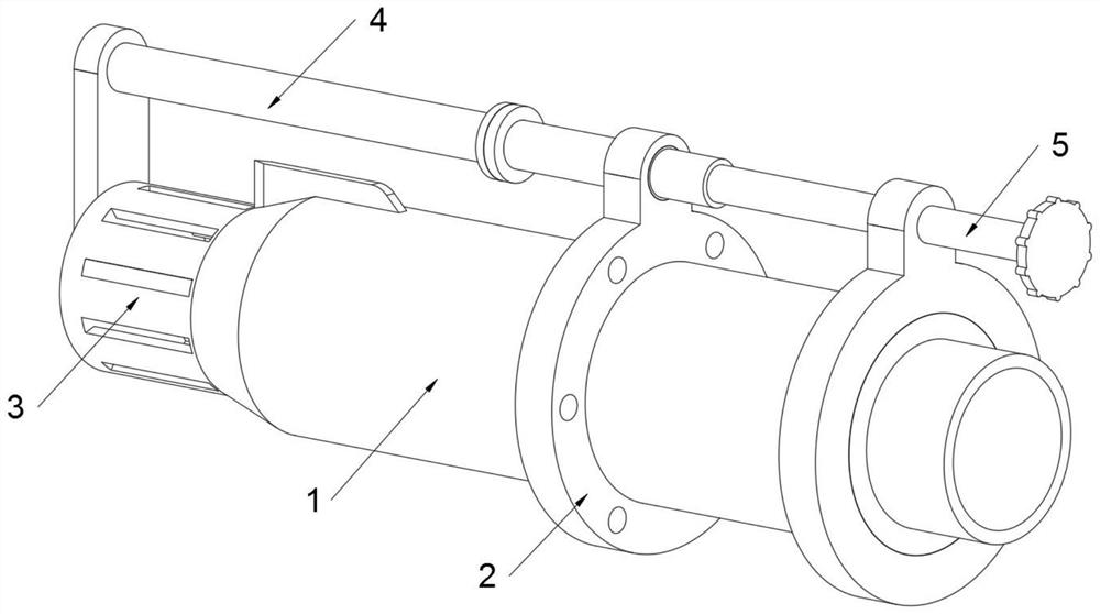 Municipal embedded type adjusting drainage device capable of preventing sundries from adhering and blocking