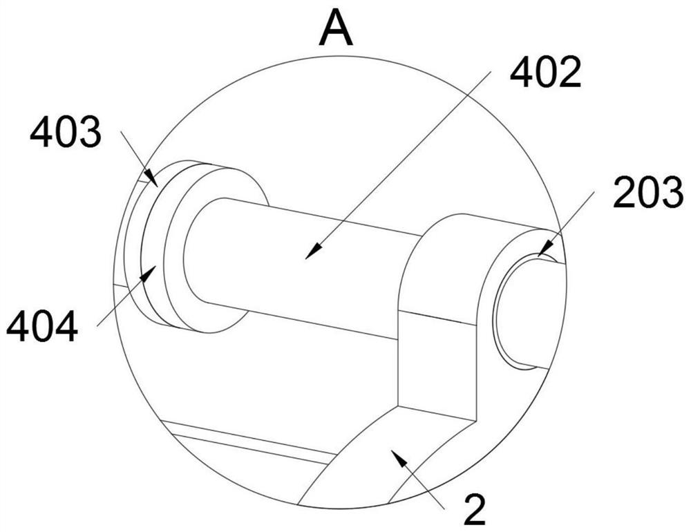 Municipal embedded type adjusting drainage device capable of preventing sundries from adhering and blocking