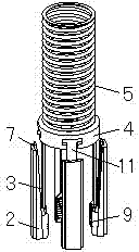 Method and device for salvaging fishes of different diameters without replacing slips