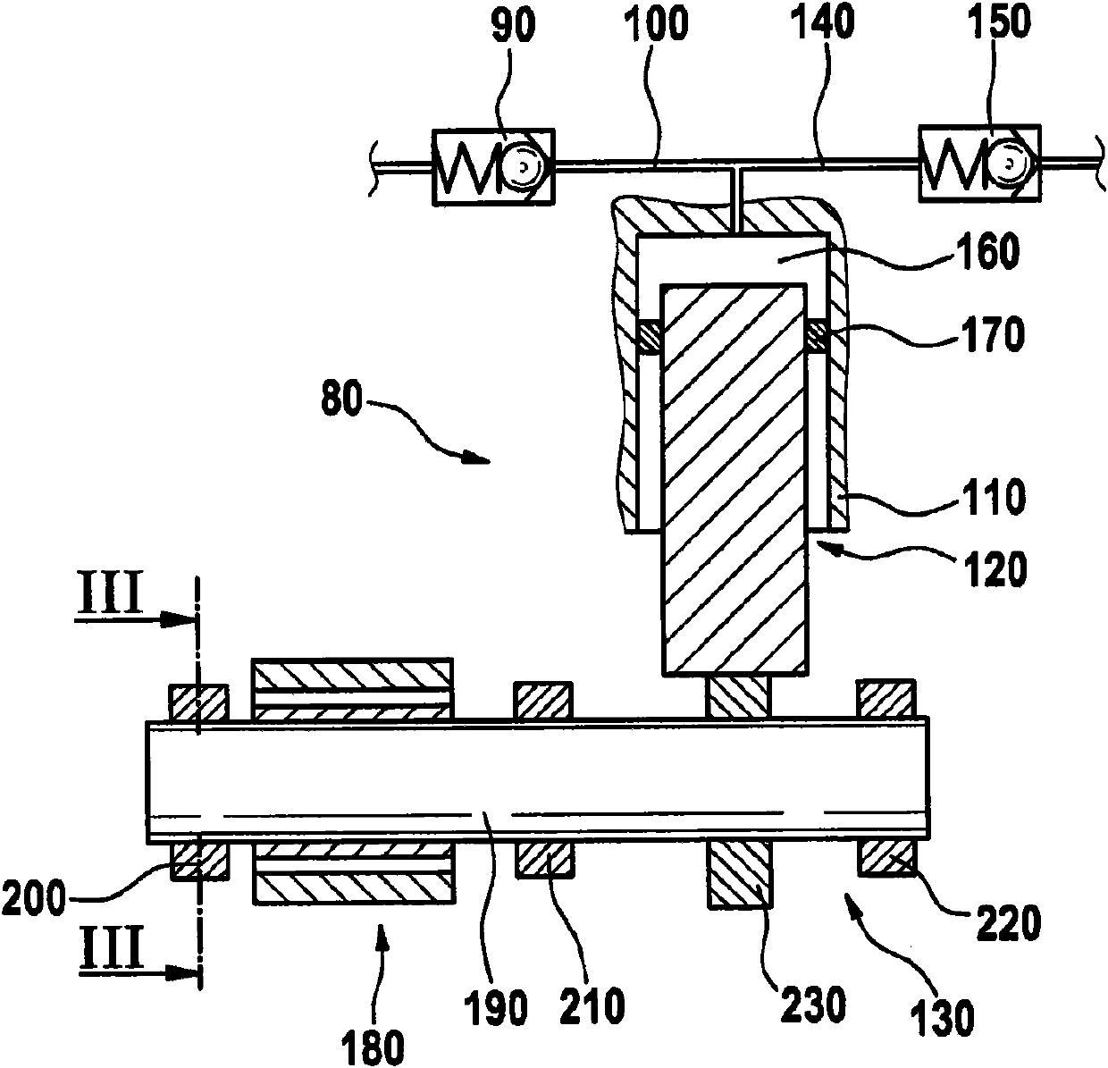 Hydraulic fluid pump for a motor vehicle brake system, comprising an eccentric drive