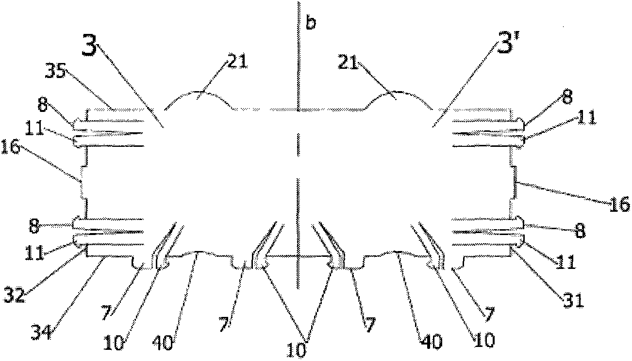 Self-assemblable container for generic use and manufacturing method thereof