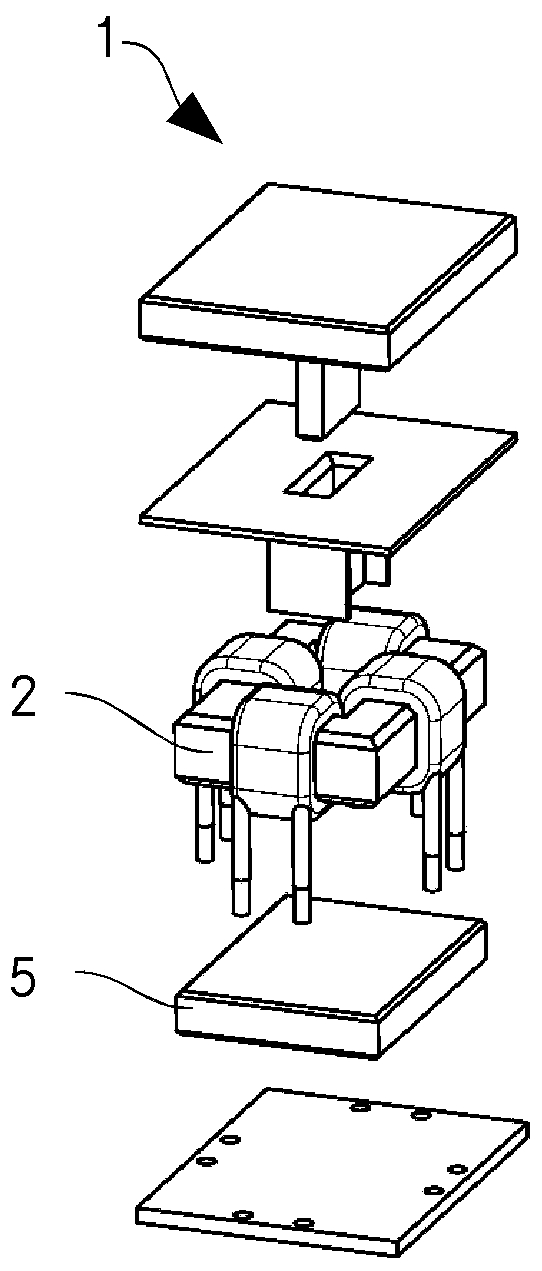 Integrated magnetic component