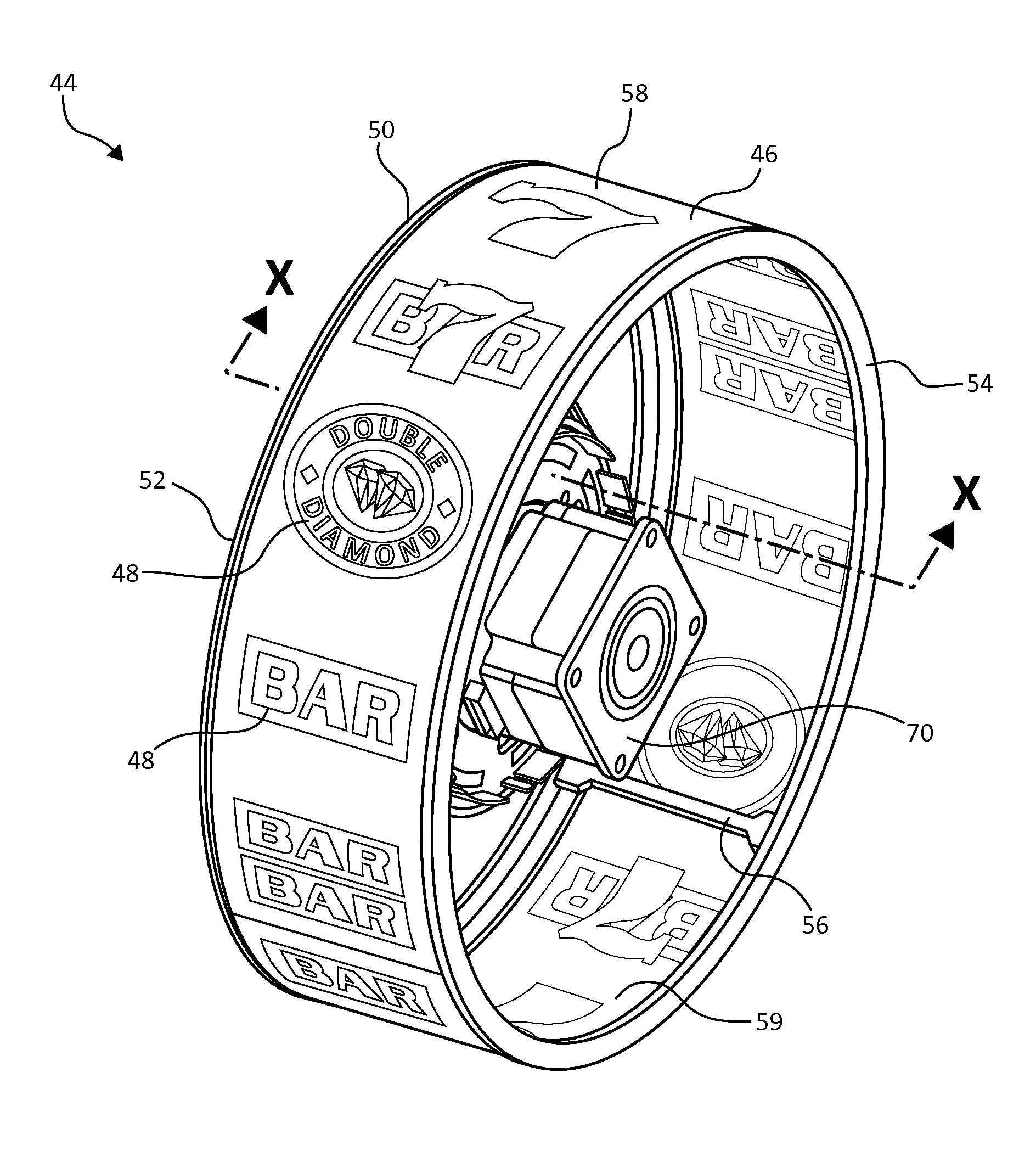 Reel basket encoder