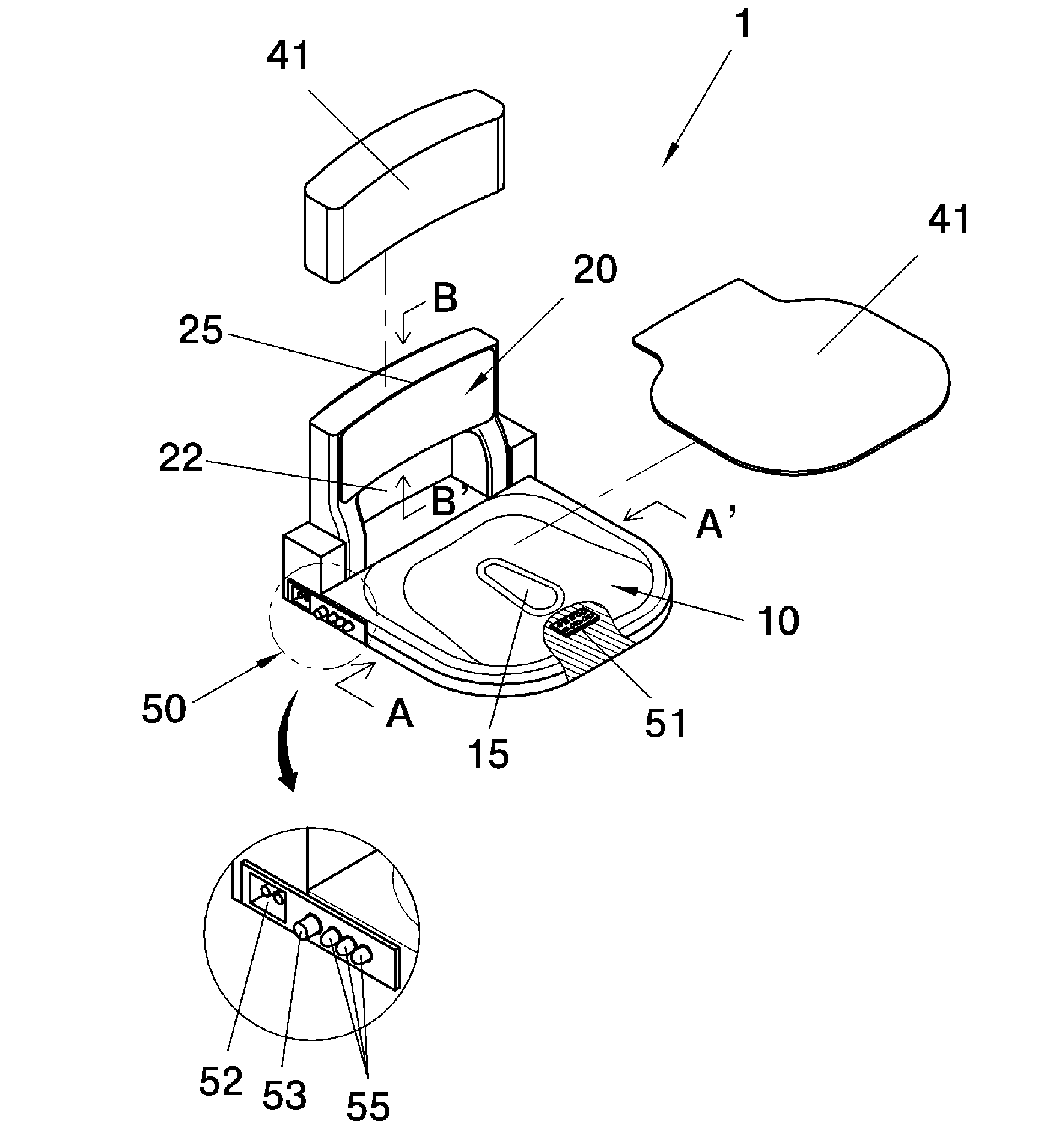 Functional chair for human body correction and thermal therapy