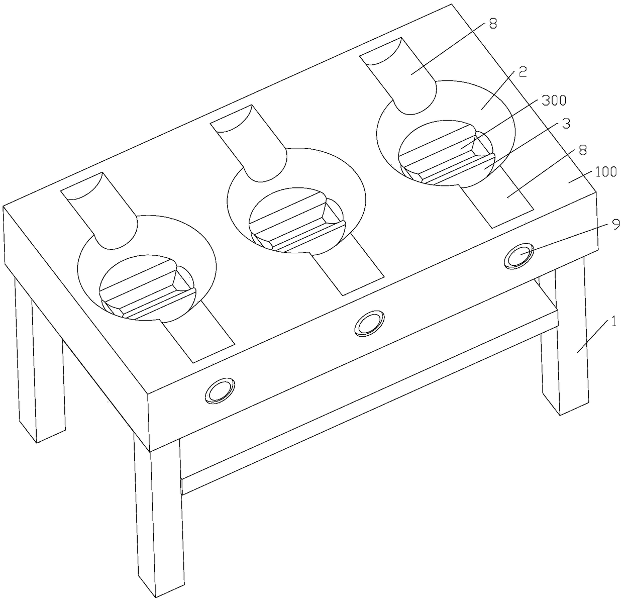 Printer rotor containing rack