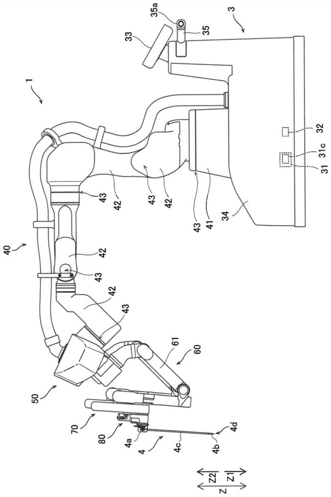 Surgical assistance robot and positioning method of surgical assistance robot