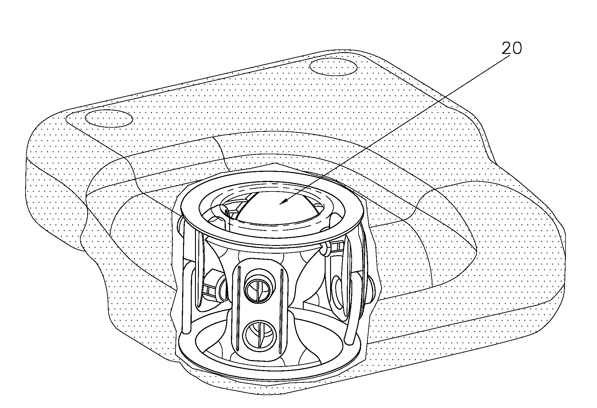 Fuel tank with improved creep resistance and method for manufacturing it