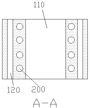 Cylinder wall variable heat conduction structure