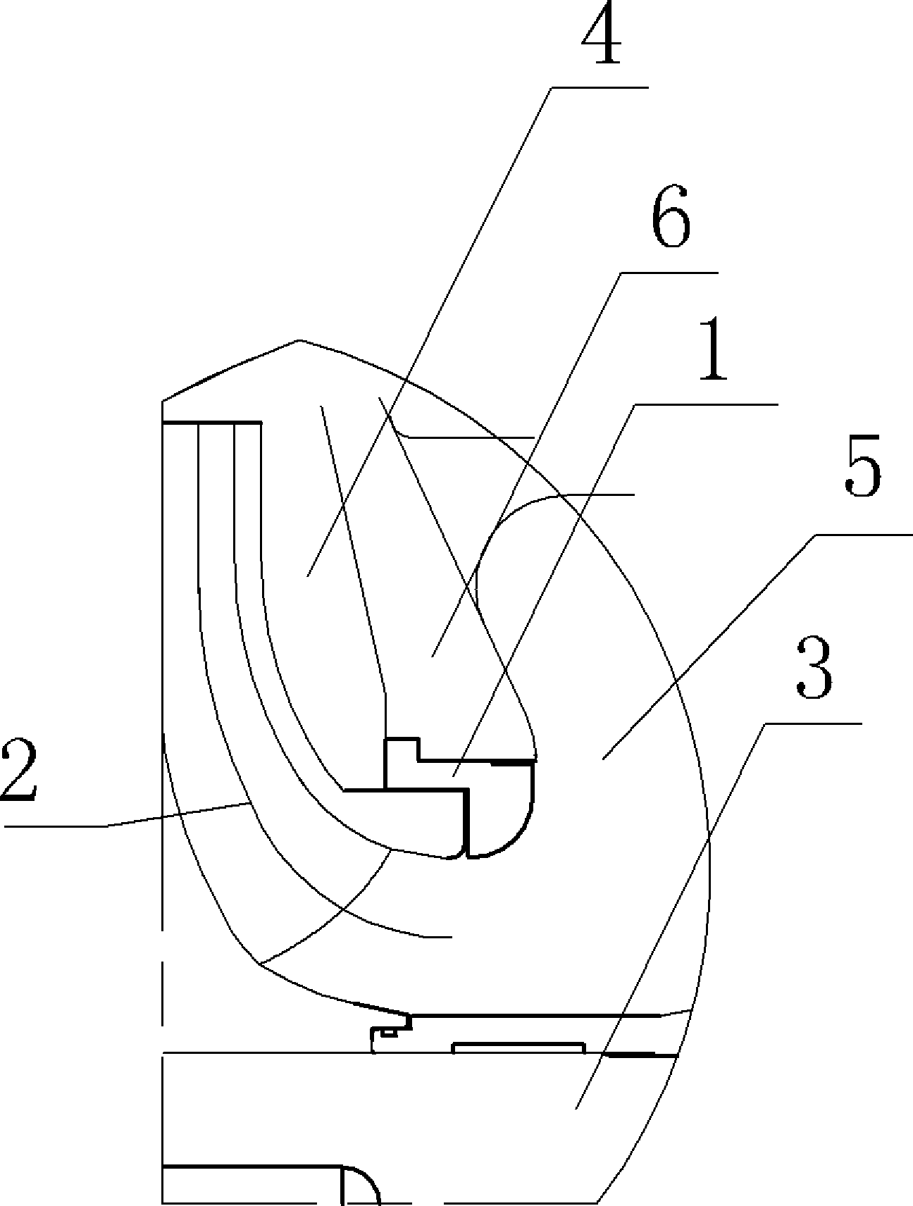 Improved sealing ring structure for horizontal middle opening double suction pump