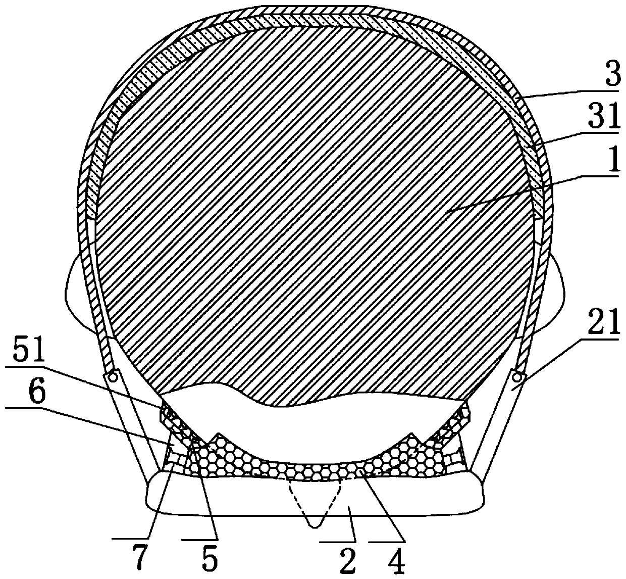 Medical anti-falling and anti-infection goggles