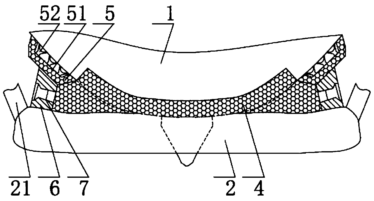 Medical anti-falling and anti-infection goggles