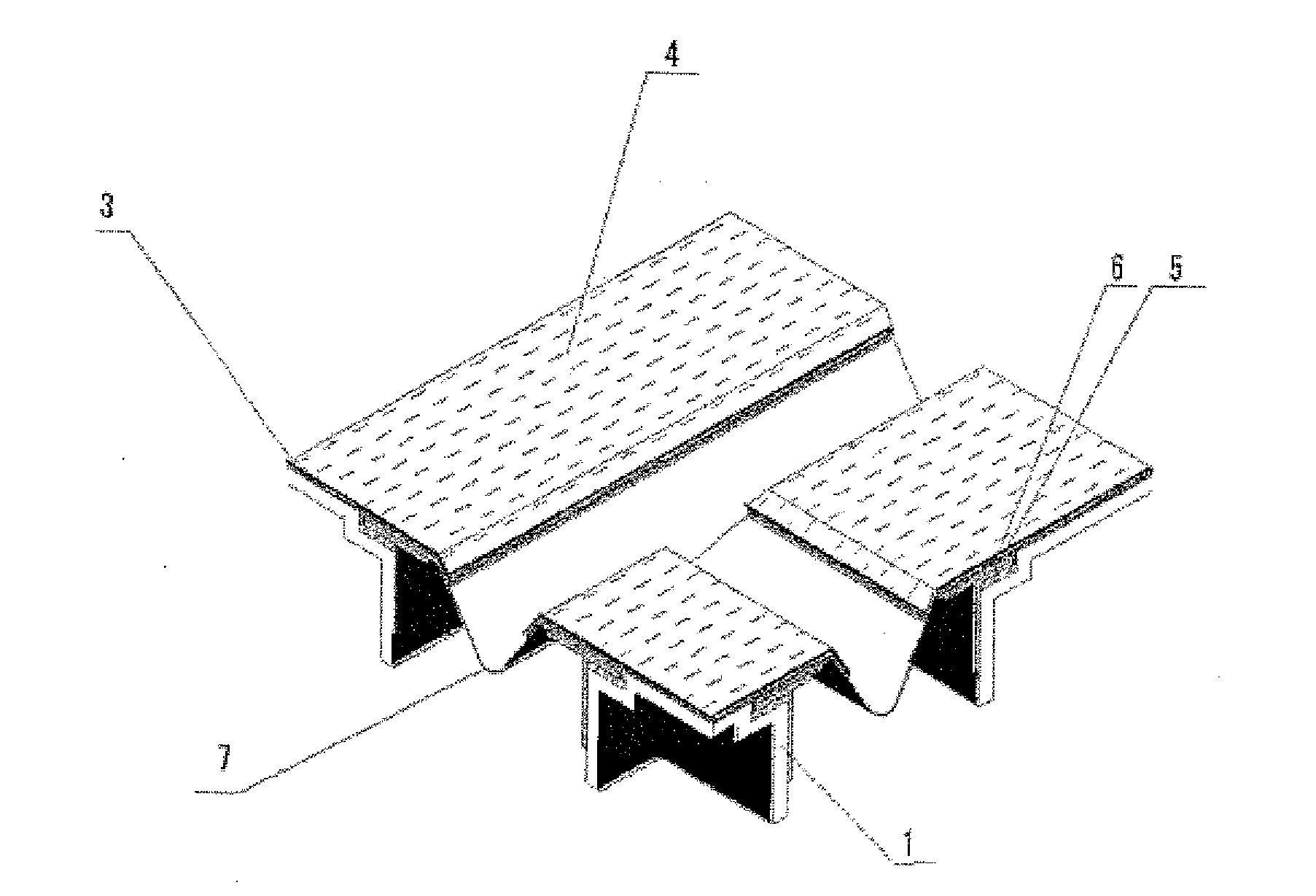 Metal curtain wall system of monolayer structure and construction method thereof