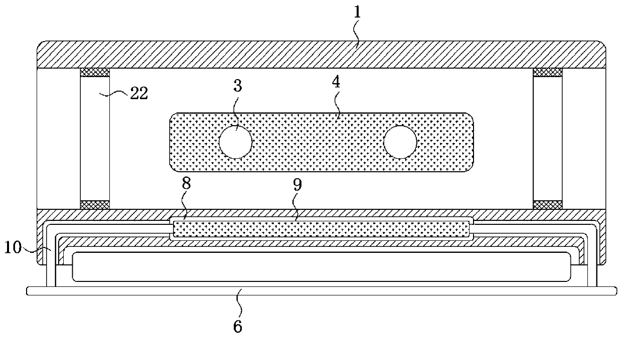 Self-cleaning device of overhead electronic advertising board